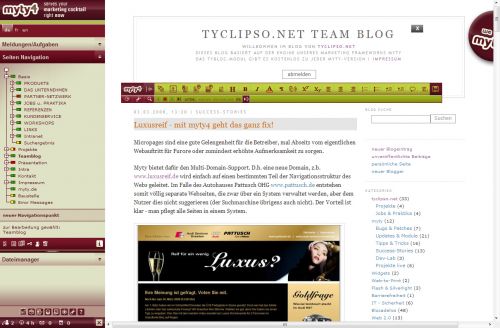 myty4 Beispiel-Screenshot vom teamblog tyclipso.net
